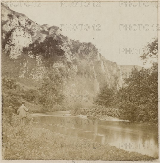 Tissington Spires, Dovedale, Tissington and Lea Hall, Derbyshire Dales, Derbyshire, 1860s-1870s. Creator: Unknown.