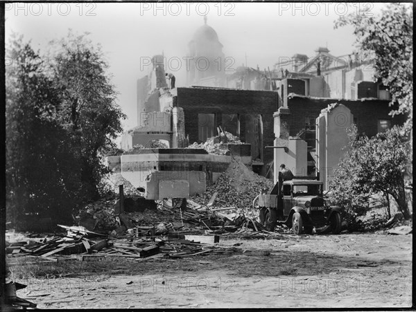 Whitehall Gardens, Whitehall, City of Westminster, Greater London Authority, late 1930s. Creator: Charles William  Prickett.