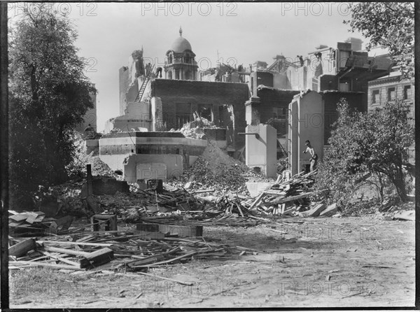 Whitehall Gardens, Whitehall, City of Westminster, Greater London Authority, late 1930s. Creator: Charles William  Prickett.