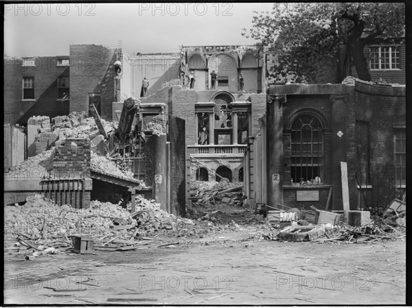 Pembroke House, Whitehall Gardens, Whitehall, City of Westminster, GLA, late 1930s. Creator: Charles William  Prickett.