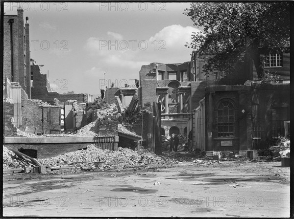 Pembroke House, Whitehall Gardens, Whitehall, City of Westminster, GLA, late 1930s. Creator: Charles William  Prickett.