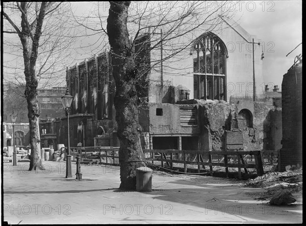 Inner Temple Hall, Temple, City of London, Greater London Authority, 1940-1945. Creator: Charles William  Prickett.