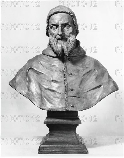Posthumous Bust of Pope Pius V, c. 1650. Creator: Unknown.