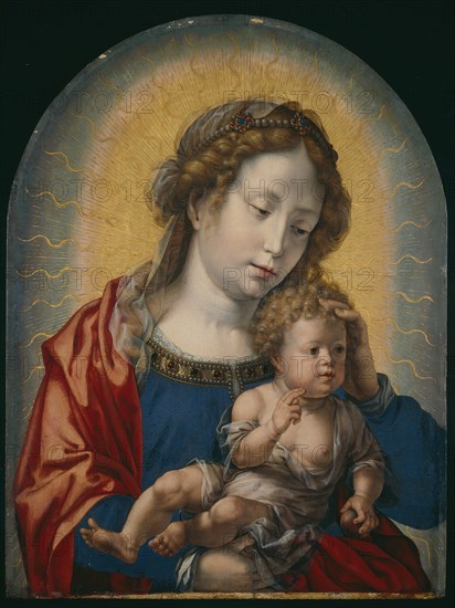 Virgin and Child, c. 1520. Creator: Jan Gossaert.