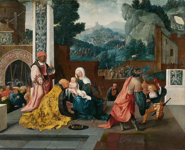 Adoration of the Magi, c. 1519. Creator: Jan van Scorel.