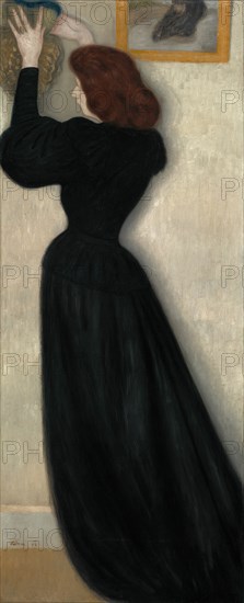 Slender Woman with Vase, 1894. Creator: Jozsef Rippl-Ronai.