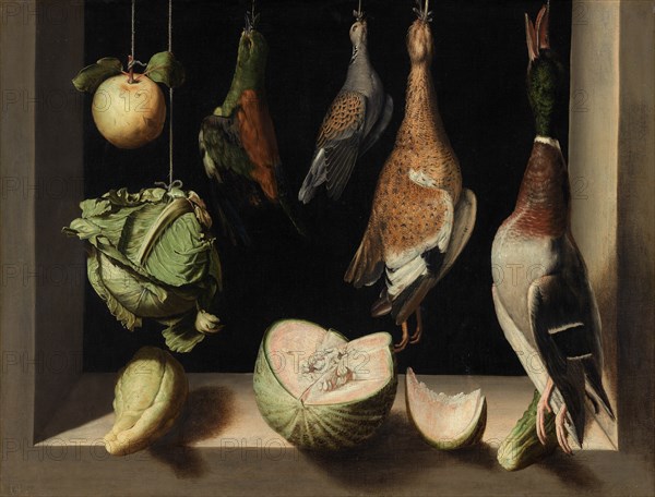 Still Life with Game Fowl, 1600/03. Creator: Juan Sánchez Cotán.