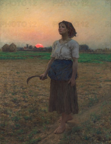 The Song of the Lark, 1884. Creator: Jules Breton.