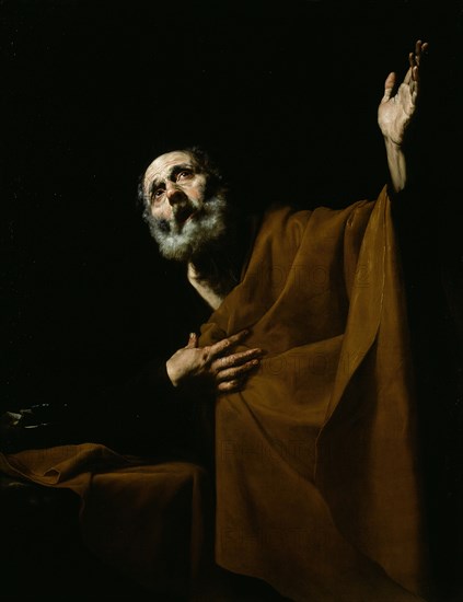 Penitent Saint Peter, 1628/32. Creator: Jusepe de Ribera.