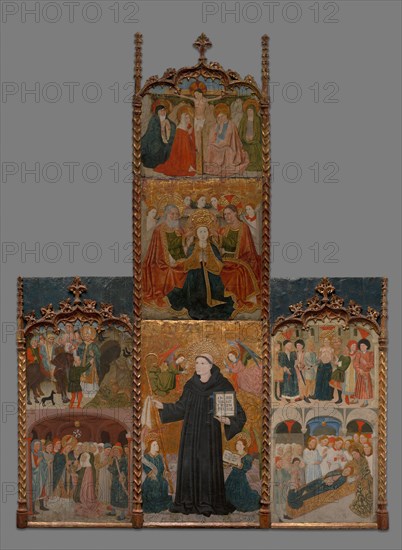 Retable of Saints Athanasius, Blaise, and Agatha, 1440/45. Creator: Master of Riglos.