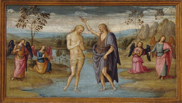 The Baptism of Christ, 1500/05. Creator: Perugino.