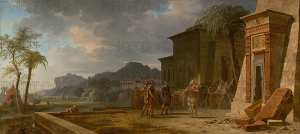 Alexander at the Tomb of Cyrus the Great, 1796. Creator: Pierre Henri de Valenciennes.