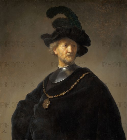 Old Man with a Gold Chain, 1631. Creator: Rembrandt Harmensz van Rijn.