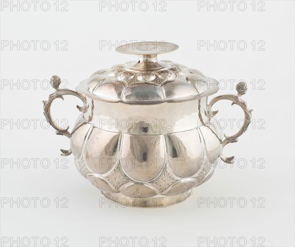 Caudle Cup with Cover, London, 1659/60. Creator: Arthur Manwaring.