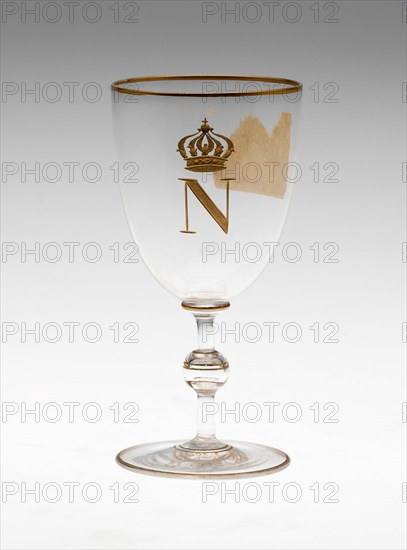 Wine Glass, France, Mid 19th century. Creator: Baccarat Glasshouse.