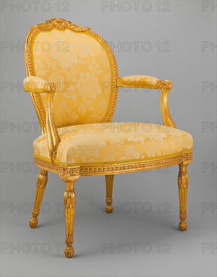 Armchair, England, 1770/75. Creator: Thomas Chippendale.