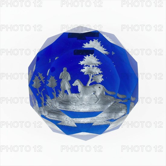 Paperweight, Lunéville, c. 1846-55. Creator: Baccarat Glasshouse.