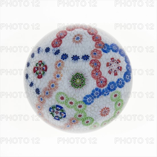 Paperweight, France, c. 1845/60. Creator: Baccarat Glasshouse.