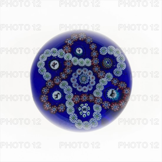 Paperweight, France, c. 1845/60. Creator: Baccarat Glasshouse.