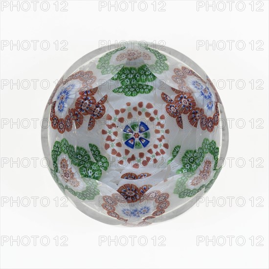 Paperweight, Baccarat, c. 1845-60. Creator: Baccarat Glasshouse.