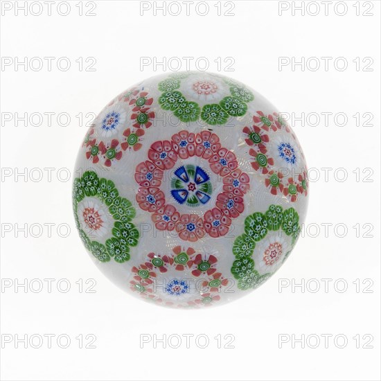 Paperweight, Baccarat, c. 1845-60. Creator: Baccarat Glasshouse.