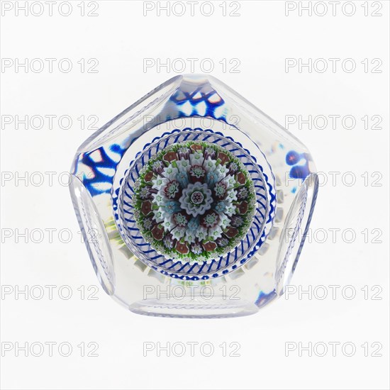 Paperweight, Baccarat, c. 1845-60. Creator: Baccarat Glasshouse.