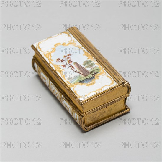 Nécessaire in the Form of Two Books, Bilston, 1765/85. Creator: Unknown.