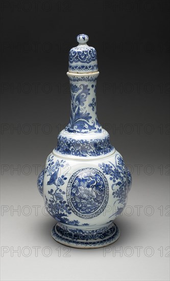 Bottle, Delft, c. 1678/85. Creator: De Griekesche A.