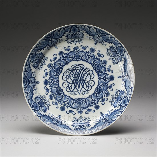 Plate, Delft, 1657-1818. Creator: De Griekesche A.