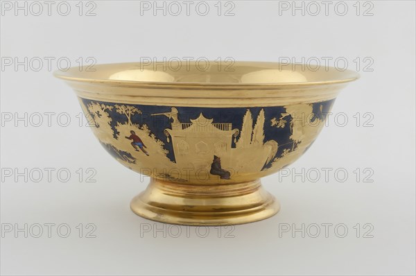 Bowl, Paris, c. 1820. Creator: Denuelle Porcelain Manufactory.