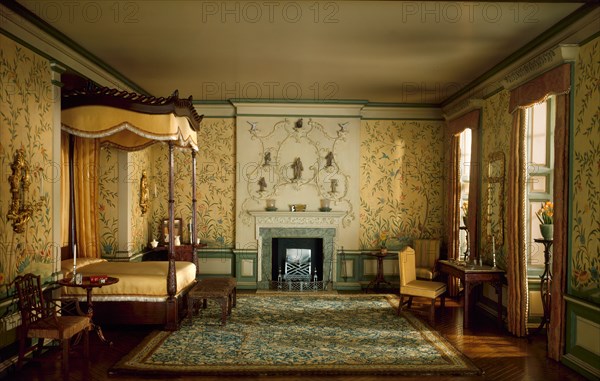 E-8: English Bedroom of the Georgian Period, 1760-75, United States, c. 1937. Creator: Narcissa Niblack Thorne.