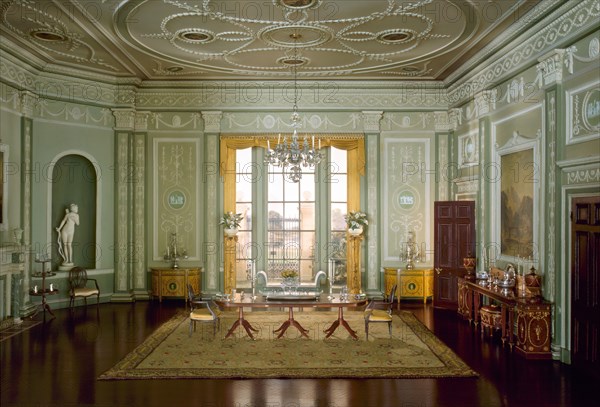 E-10: English Dining Room of the Georgian Period, 1770-90, United States, c. 1937. Creator: Narcissa Niblack Thorne.