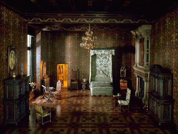 E-17: French Bedroom, Late 16th Century, United States, c. 1937. Creator: Narcissa Niblack Thorne.