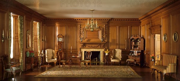 A5: Massachusetts Drawing Room, 1768, United States, c. 1940. Creator: Narcissa Niblack Thorne.