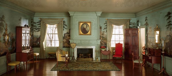 A9: Massachusetts Parlor, 1818, United States, c. 1940. Creator: Narcissa Niblack Thorne.
