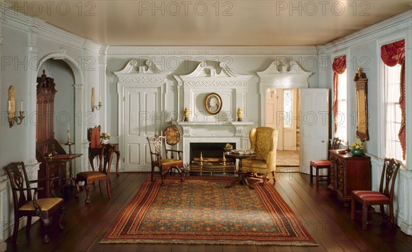 A11: Rhode Island Parlor, c. 1820, United States, c. 1940. Creator: Narcissa Niblack Thorne.