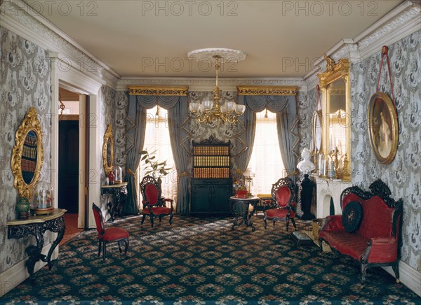 A15: New York Parlor, 1850-70, United States, c. 1940. Creator: Narcissa Niblack Thorne.