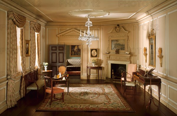 A21: Virginia Parlor, 1758-87, United States, c. 1940. Creator: Narcissa Niblack Thorne.