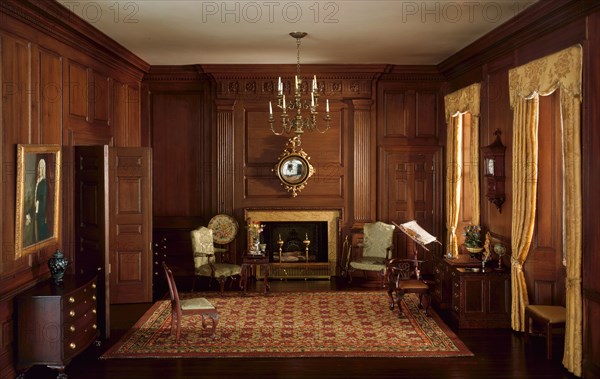 A25: Virginia Drawing Room, 1755, United States, c. 1940. Creator: Narcissa Niblack Thorne.