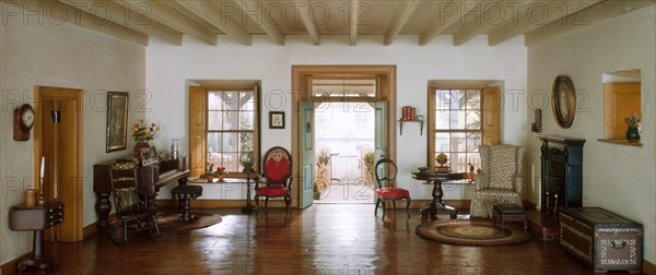 A36: California Living Room, 1850-1875, United States, c. 1940. Creator: Narcissa Niblack Thorne.