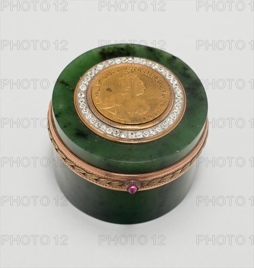 Pillbox, Saint Petersburg, 1850/1900. Creator: Fabergé Workshop.