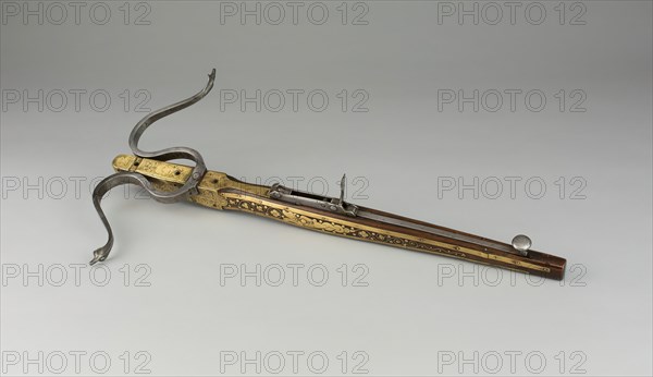 Pellet Crossbow, Europe, 1580/1610. Creator: Unknown.