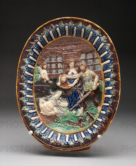 Oval Dish, Paris, 17th century. Creator: Unknown.