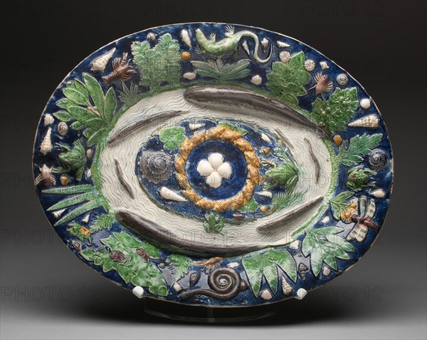 Platter, Paris, 17th century. Creator: Unknown.