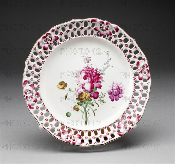 Plate, Strasbourg, c. 1770. Creator: Unknown.