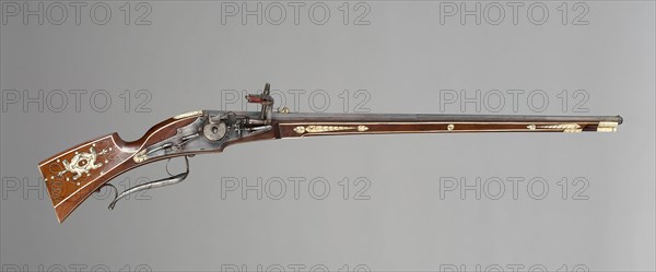 Wheellock Carbine for the Bodyguard of Wolf Dietrich von Raitenau, Prince-Archbishop..., 1600. Creator: Valentin Klett.