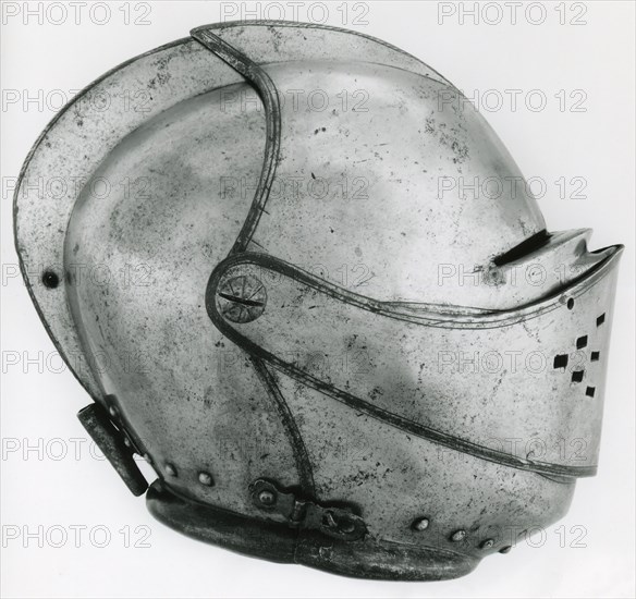 Close Helmet for Foot Tournament at the Barriers, , c. 1600/10. Creator: Unknown.
