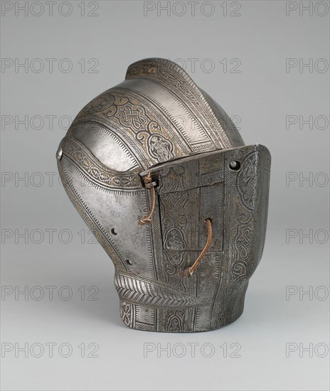 Portions of a Jousting Helmet, Milan, 1570/80. Creator: Unknown.