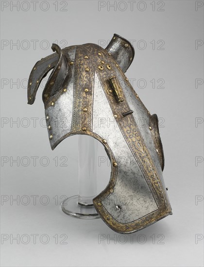 Demi Shaffron of an Infantry Garniture, , 1570/80. Creator: Unknown.