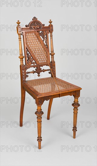 Side Chair, Germany, 1900. Creator: Jacob Keller.